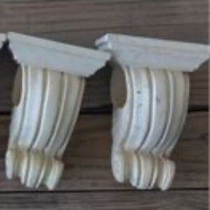 Neoclassic Simple Scroll Brackets Set of Two (2)